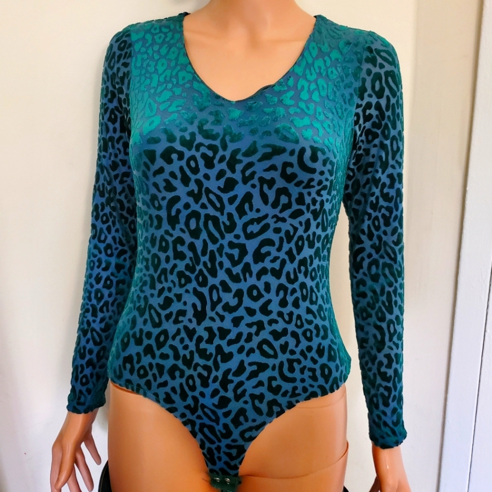 Ember Velvet Green Top